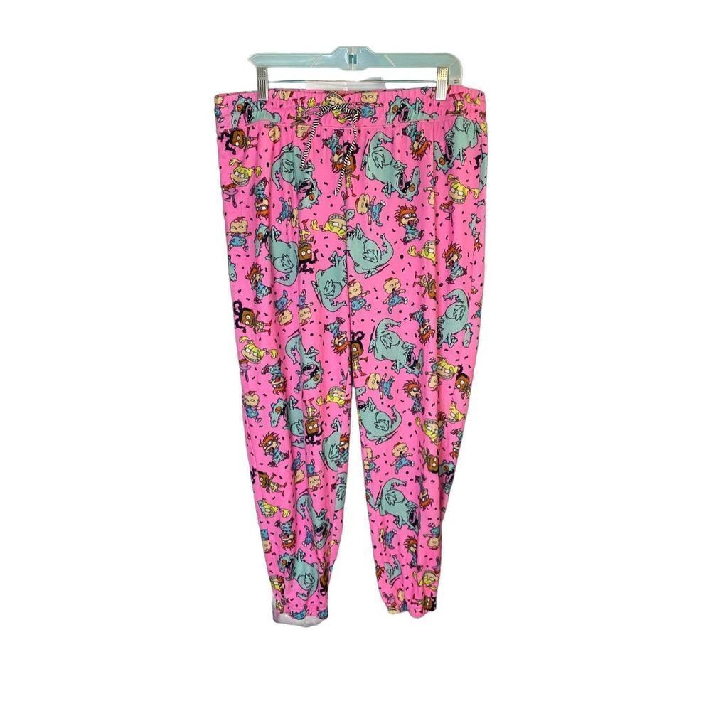 Nickelodeon women’s rug, rat novelty, print, jogger, pajama pants, size XL